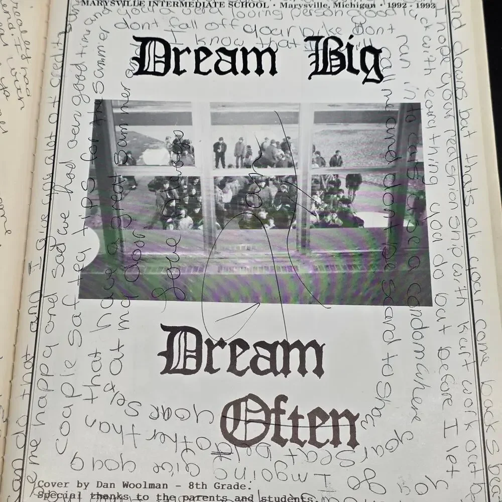 M.I.S. Vikings Yearbook 1992-93 Marysville Intermediate School Signed